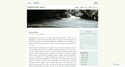 Desktop Screenshot of cajitadeagua.wordpress.com