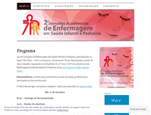 Tablet Screenshot of jornadasesip.wordpress.com