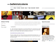 Tablet Screenshot of belletristcoterie.wordpress.com