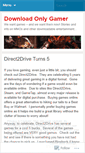 Mobile Screenshot of downloadonlygamer.wordpress.com