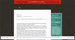 Desktop Screenshot of elcangrejoylaluna.wordpress.com