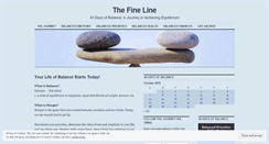 Desktop Screenshot of 40daysofbalance.wordpress.com
