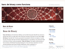 Tablet Screenshot of mbablogs.bancdebinarycomofunciona.wordpress.com