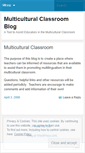 Mobile Screenshot of multiculturalclassroom.wordpress.com