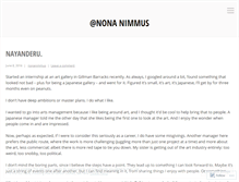 Tablet Screenshot of nonanimmus.wordpress.com