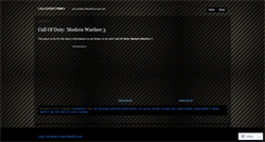 Desktop Screenshot of callofdutymw3.wordpress.com