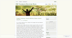 Desktop Screenshot of fbccelebraterecovery.wordpress.com