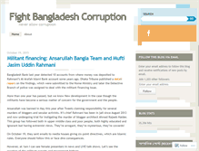 Tablet Screenshot of bangladeshcorruption.wordpress.com