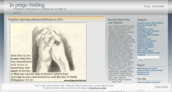 Desktop Screenshot of ioprego.wordpress.com