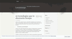 Desktop Screenshot of lanzamarga.wordpress.com