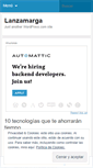 Mobile Screenshot of lanzamarga.wordpress.com