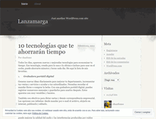 Tablet Screenshot of lanzamarga.wordpress.com