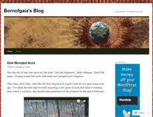 Tablet Screenshot of bornofgaia.wordpress.com