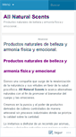 Mobile Screenshot of allnaturalscents.wordpress.com