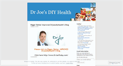 Desktop Screenshot of drjoesdiyhealth.wordpress.com