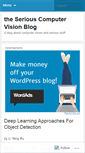 Mobile Screenshot of computervisionblog.wordpress.com