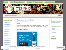 Tablet Screenshot of igdaphoenix.wordpress.com