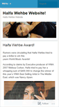 Mobile Screenshot of hayfawehbe.wordpress.com