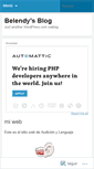 Mobile Screenshot of belendy.wordpress.com