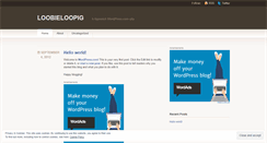 Desktop Screenshot of loobieloopig23.wordpress.com