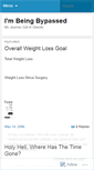 Mobile Screenshot of imbeingbypassed.wordpress.com