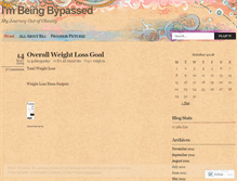 Tablet Screenshot of imbeingbypassed.wordpress.com