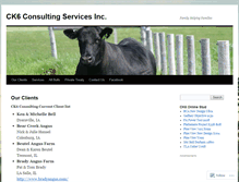 Tablet Screenshot of ck6consulting.wordpress.com
