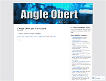 Tablet Screenshot of angleobert.wordpress.com