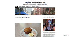 Desktop Screenshot of angiesappetite.wordpress.com