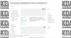 Desktop Screenshot of kbaracing.wordpress.com