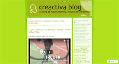 Desktop Screenshot of creactiva.wordpress.com