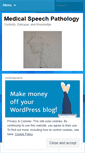 Mobile Screenshot of medicalspeechpathology.wordpress.com