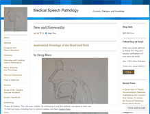 Tablet Screenshot of medicalspeechpathology.wordpress.com