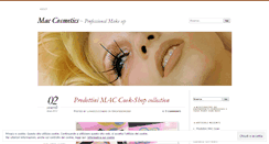 Desktop Screenshot of maccosmeticsitalia.wordpress.com