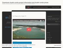 Tablet Screenshot of downtownaustincondo.wordpress.com