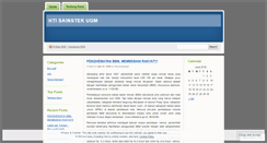 Desktop Screenshot of htisainstekugm.wordpress.com