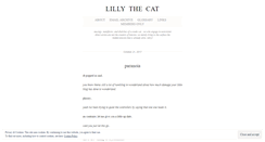 Desktop Screenshot of lillythehtcat.wordpress.com