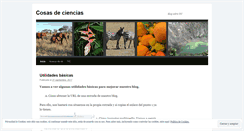 Desktop Screenshot of cosasdeciencias.wordpress.com
