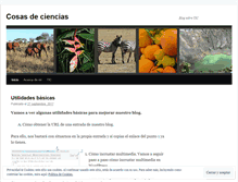 Tablet Screenshot of cosasdeciencias.wordpress.com