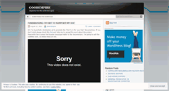 Desktop Screenshot of goodempire.wordpress.com