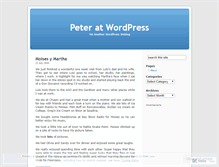 Tablet Screenshot of petercook.wordpress.com