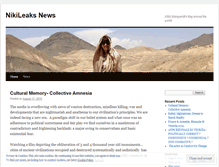 Tablet Screenshot of nikileaksnews.wordpress.com