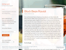 Tablet Screenshot of kitchenvent.wordpress.com