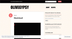 Desktop Screenshot of olivegypsy.wordpress.com