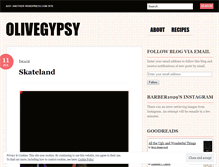 Tablet Screenshot of olivegypsy.wordpress.com