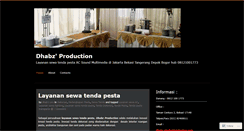 Desktop Screenshot of dhabzproduction.wordpress.com