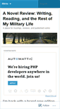 Mobile Screenshot of anovelreview.wordpress.com