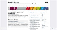 Desktop Screenshot of inecipcba.wordpress.com