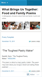 Mobile Screenshot of foodandfamilypoems.wordpress.com