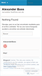 Mobile Screenshot of djalexanderbass.wordpress.com